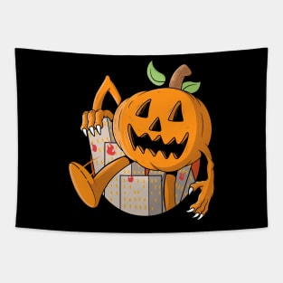 Monster Pumpkin! Tapestry