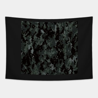 Urban Camouflage black Tapestry