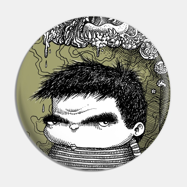 Ugly Thought Pin by Preston11