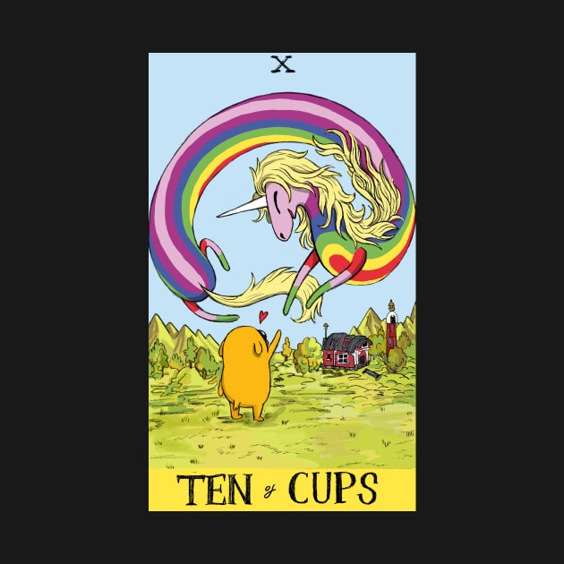 Rainicorn as 10 of Cups by sadnettles