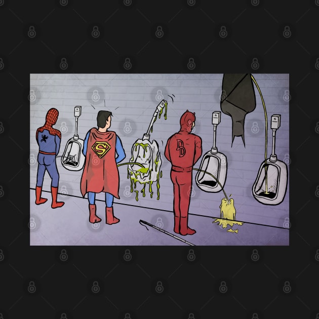 How do superheroes pee? by matan kohn