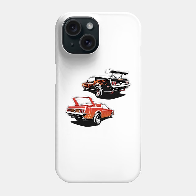 Winged Mustangs Phone Case by smevtees