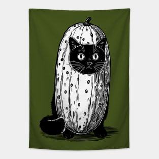 Kitty in a Pickle Costume Tapestry