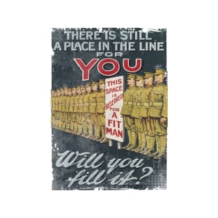 Will You Fill It? - WW1 Propaganda Poster T-Shirt