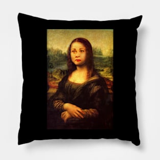 Mommie Dearest Mona Lisa Pillow