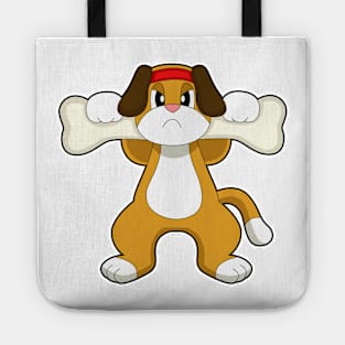 Dog Bodybuilder Bone Tote