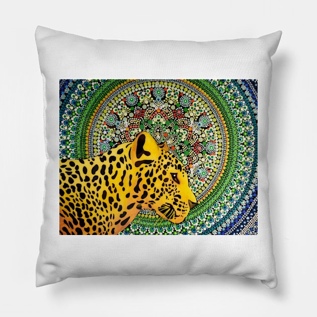 Leopard Pillow by Deborah Malcolm