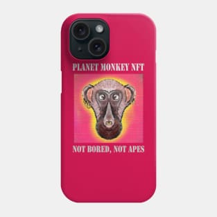 Planet Monkey Animals Not Bored Apes Phone Case