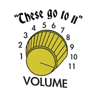 Volume Up To 11 - Guitar Amp Funny Classic Music Joke T-Shirt