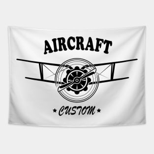 CUSTOM AIRCRAFT T-SHIRT Tapestry