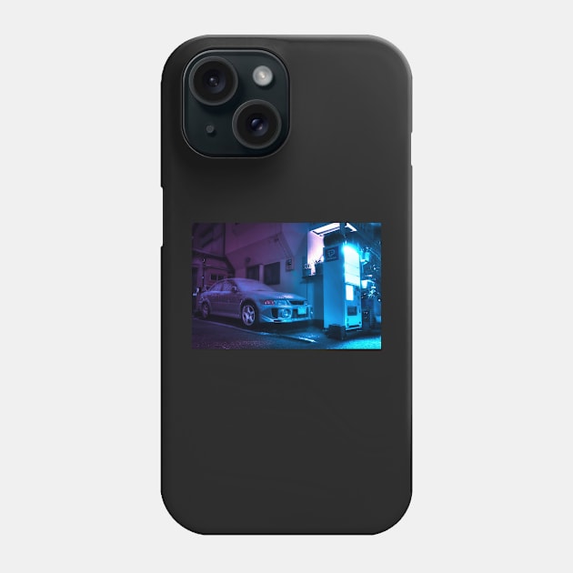 Evo IV under the snow in Japan Photography Phone Case by TokyoLuv