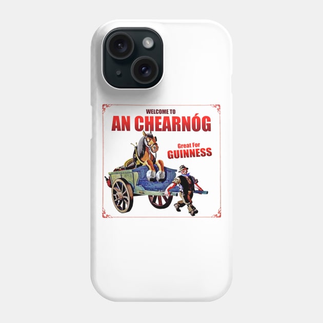 Vintage Guinness advert Phone Case by Random Railways