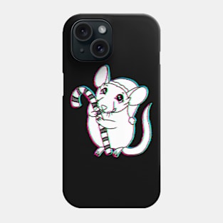 Candy Cane Cuddle (Glitched Verison) Phone Case