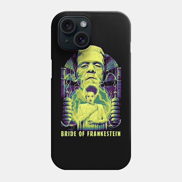 Bride of Frankestein Classic Horror Phone Case by OrcaDeep