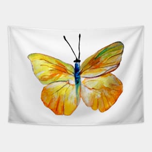 Yellow Butterfly Tapestry