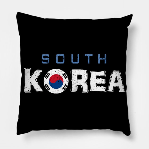 south korea, korean soccer Pillow by LND4design