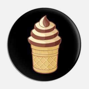 Retro Ice Cream Cup Pin