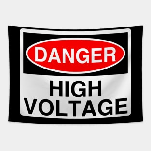 Danger: High Voltage Tapestry