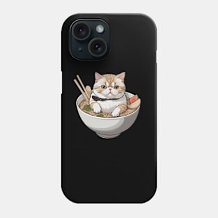 Cute Cat In A Bowl 17 Phone Case