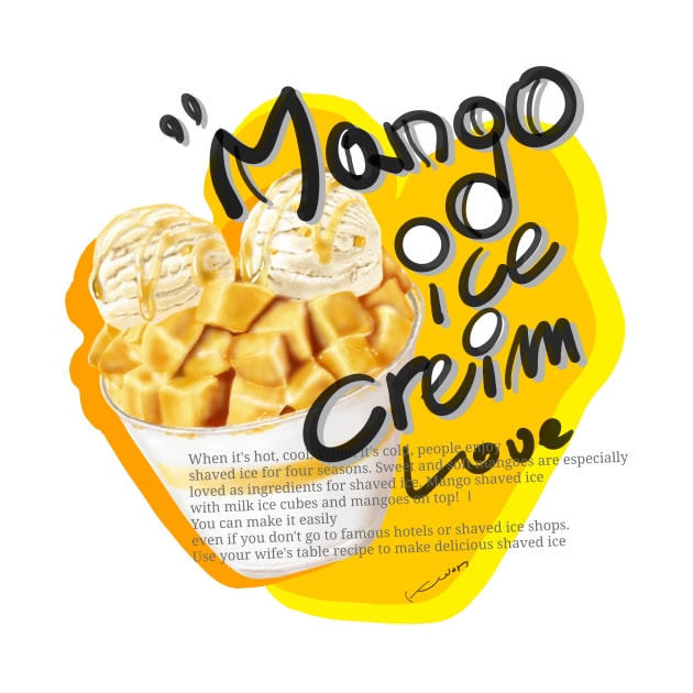 Mango ice cream by kwonjossi