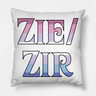 Bigender Zie/Zir Pillow