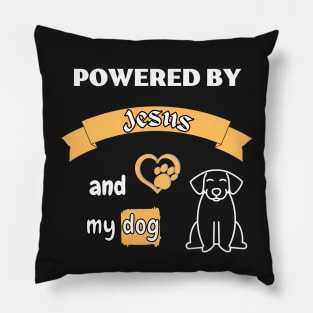 Powered by Jesus and my dog Pillow