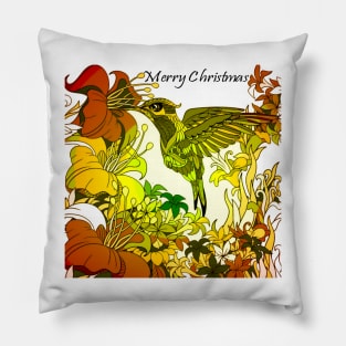 christmas finch Pillow