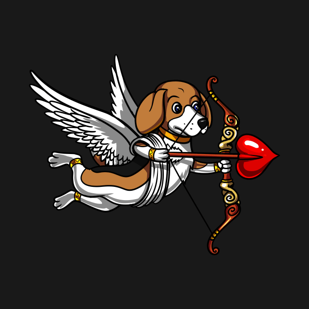 Beagle Dog Valentines Day Cute Pet by underheaven