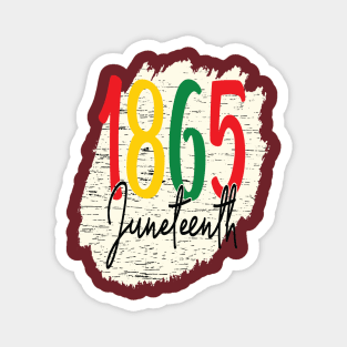 1865 Juneteenth Magnet