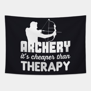 Archery is cheaper than therapy Tapestry