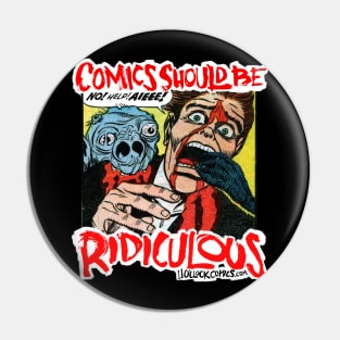 Comics Should Be Ridiculous: Abe Simon Pin