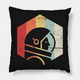 Retro Outer Space Astronaut Pillow