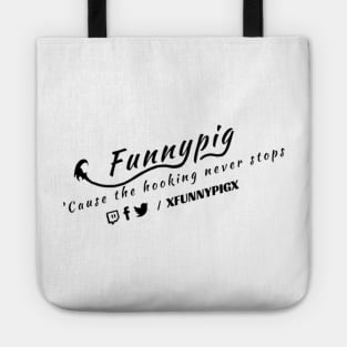 Funnypig Logo Black Tote