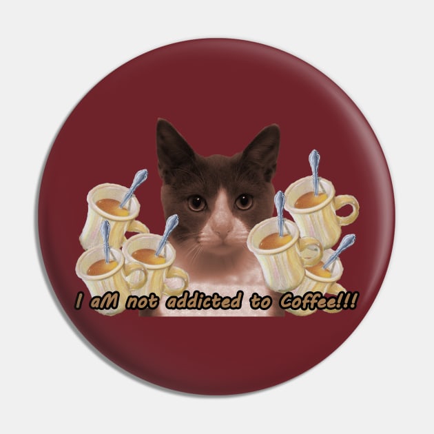 Coffee Cat Pin by nekothiss