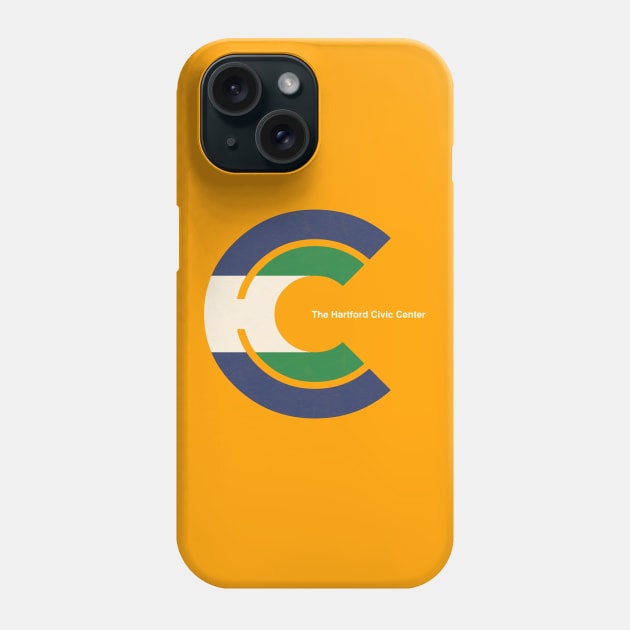 The Hartford Civic Center Stadium Phone Case by Turboglyde