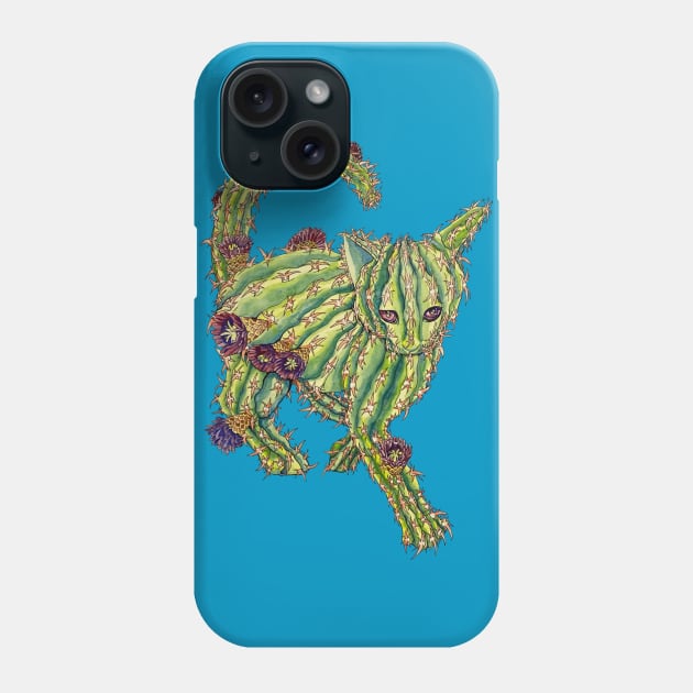 Kitten Cactus Phone Case by RaLiz