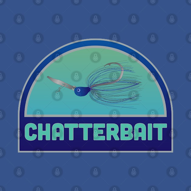 Chatterbait Fishing Tacklebox Label by Spatium Natura