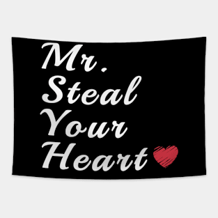 Mr. Steal Your Heart Valentine's Day Tapestry