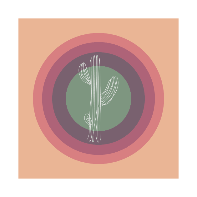Retro Cactus by BumbleB-Design