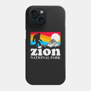 Mount Zion National Park, Sasquatch Mount Zion Yeti Yowi Merch Retro Phone Case