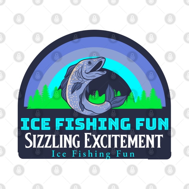 Freezing Temps, Sizzling Excitement: Ice Fishing Fun Winter Fishing by OscarVanHendrix