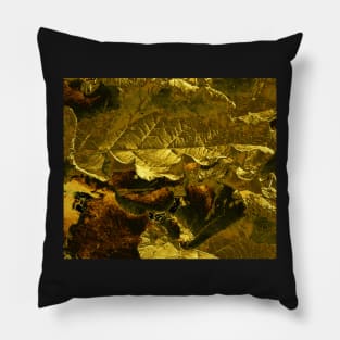 Golden leaves Pillow