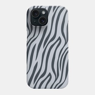 Zebra Pastel Gray Wild Animal Pattern Phone Case