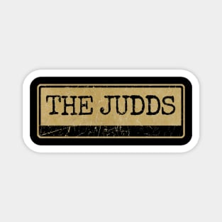 Aliska, text black retro - The Judds Magnet