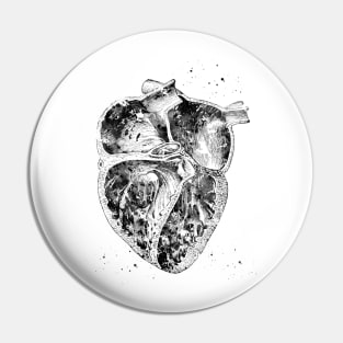 Heart section Pin