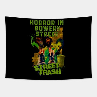 Horror In Bowery Street (Version 3) Tapestry