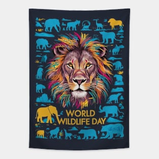 WORLD WILDLIFE DAY Tapestry