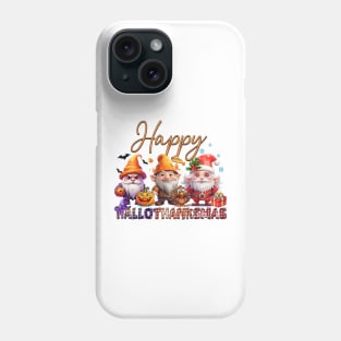 Happy Hallothanksmas Gnomes #2 Phone Case