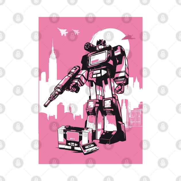 Soundwave Transformers art print by 2ToastDesign