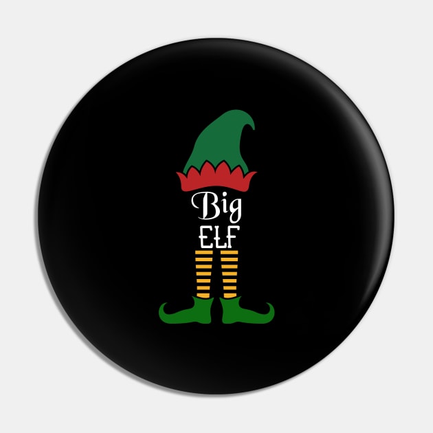 Big Elf Matching Family Group Christmas Party Pajama Pin by Gufbox